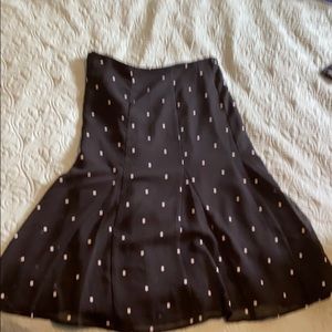 Black and white skirt